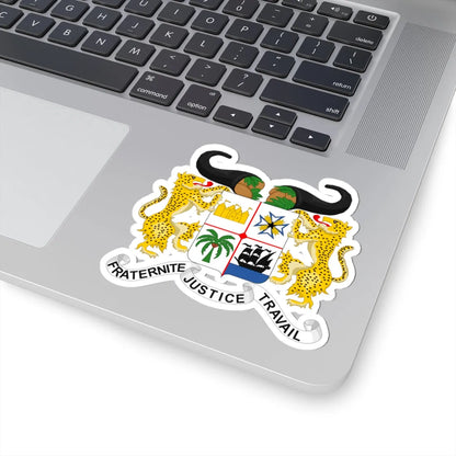 Coat of arms of Benin - STICKER Vinyl Kiss-Cut Decal - The Sticker Space