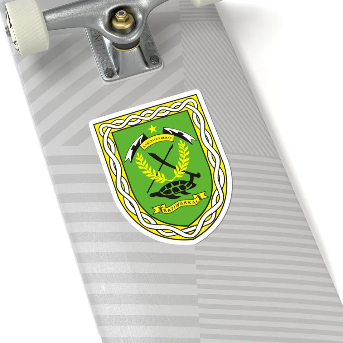 Coat of arms of Berau Regency (Indonesia) (Coat of Arms) STICKER Vinyl Kiss-Cut Decal - The Sticker Space