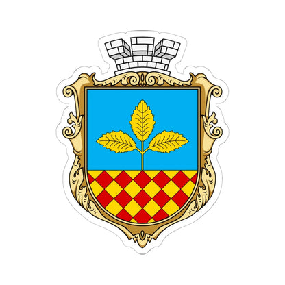 Coat of arms of Berestechko (Ukraine) (Coat of Arms) STICKER Vinyl Kiss-Cut Decal 6 Inch White - The Sticker Space
