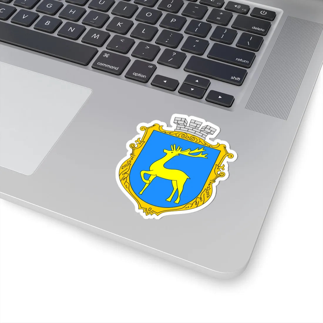 Coat of Arms of Berezhany (Ukraine) (Coat of Arms) STICKER Vinyl Kiss-Cut Decal - The Sticker Space