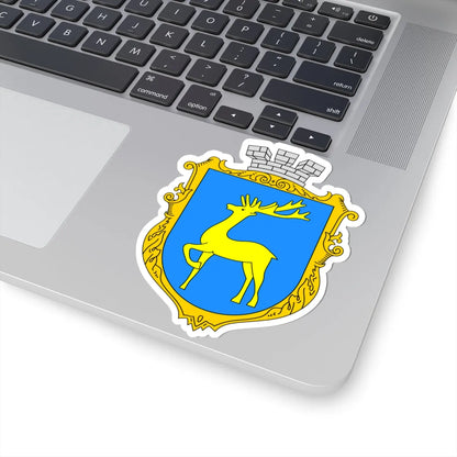 Coat of Arms of Berezhany (Ukraine) (Coat of Arms) STICKER Vinyl Kiss-Cut Decal - The Sticker Space