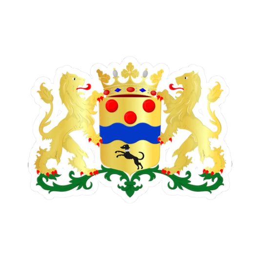 Coat of arms of Berkelland (Netherlands) (Coat of Arms) STICKER Vinyl Kiss-Cut Decal 2 Inch White - The Sticker Space
