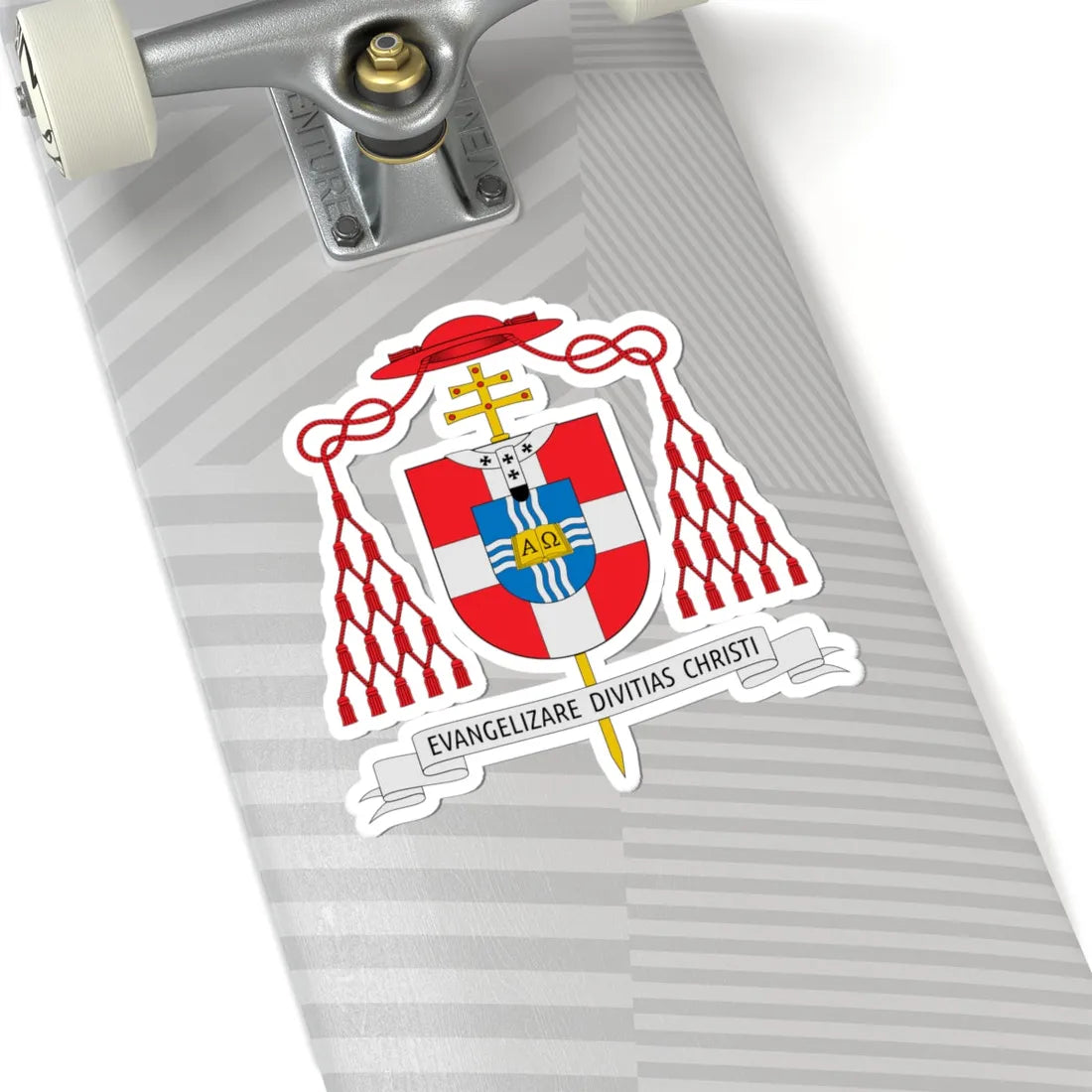 Coat of arms of Bernardus Johannes Alfrink (Netherlands) (Coat of Arms) STICKER Vinyl Kiss-Cut Decal - The Sticker Space