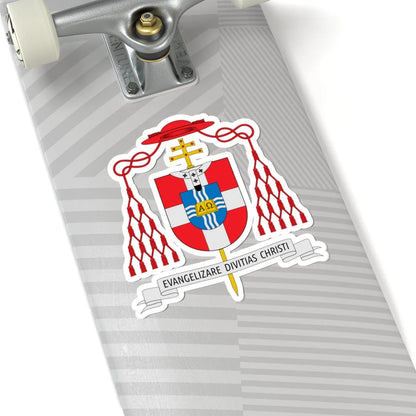 Coat of arms of Bernardus Johannes Alfrink (Netherlands) (Coat of Arms) STICKER Vinyl Kiss-Cut Decal - The Sticker Space