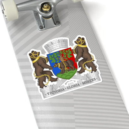 Coat of Arms of Berwick-Upon-Tweed Borough Council 1958-1974 (England) (Coat of Arms) STICKER Vinyl Kiss-Cut Decal - The Sticker Space