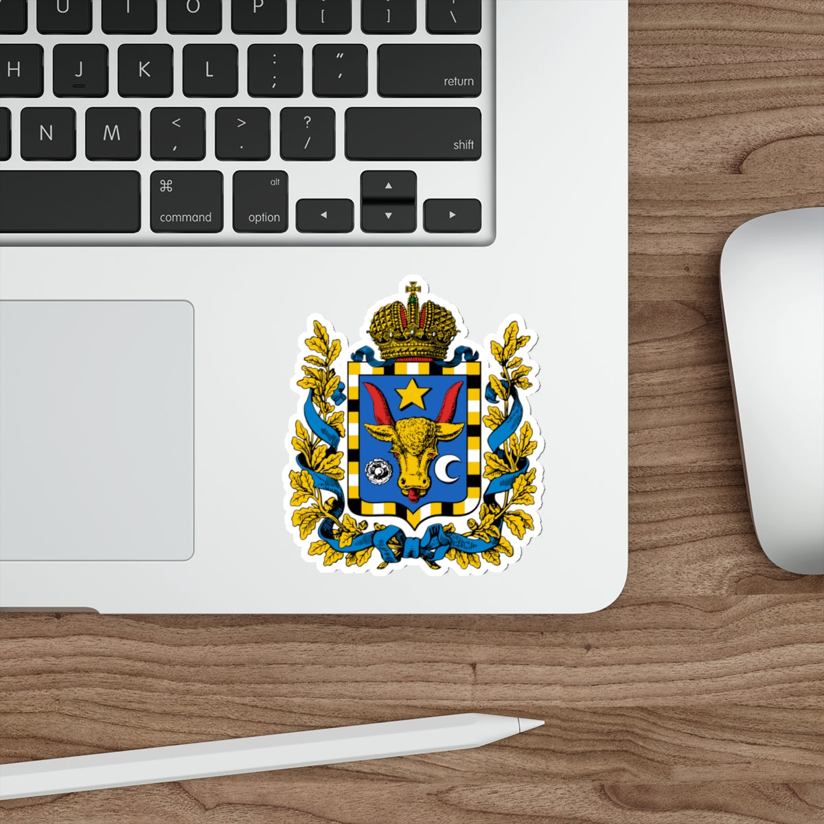 Coat of arms of Bessarabia Governorate 1878 STICKER Vinyl Die-Cut Decal-The Sticker Space