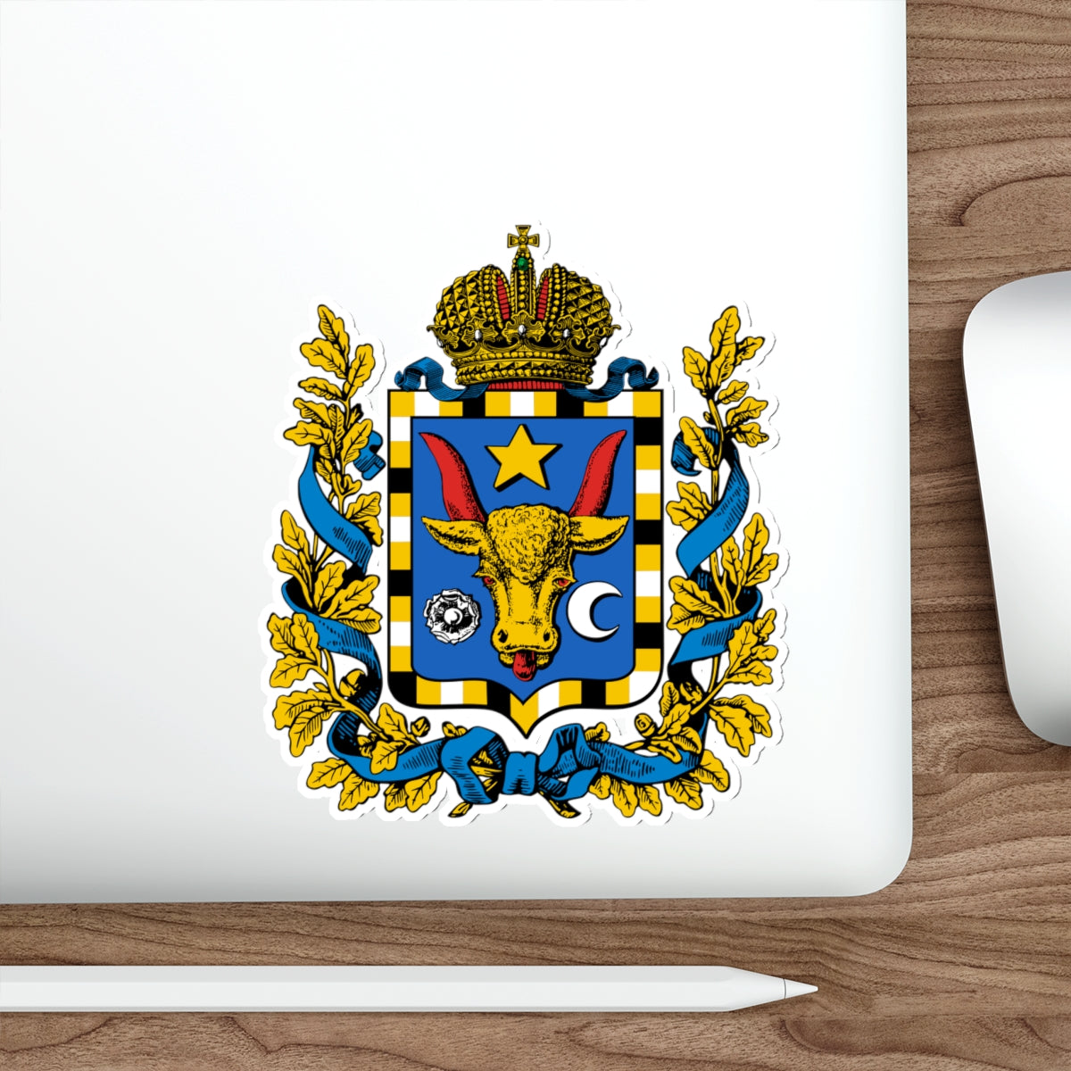 Coat of arms of Bessarabia Governorate 1878 STICKER Vinyl Die-Cut Decal-The Sticker Space