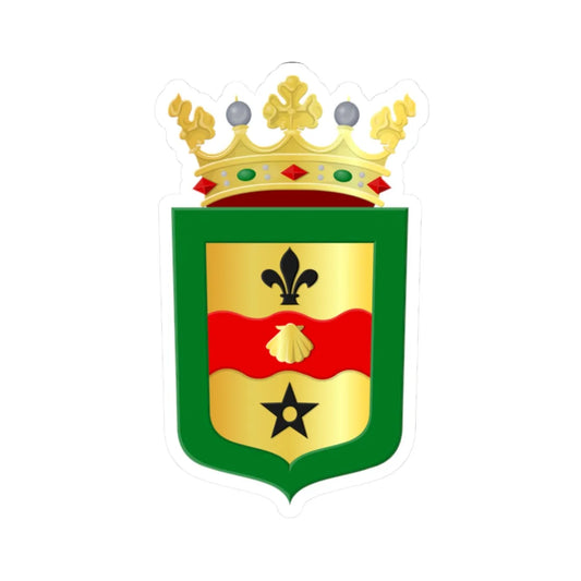 Coat of arms of Binnenmaas (Netherlands) (Coat of Arms) STICKER Vinyl Kiss-Cut Decal 2 Inch White - The Sticker Space