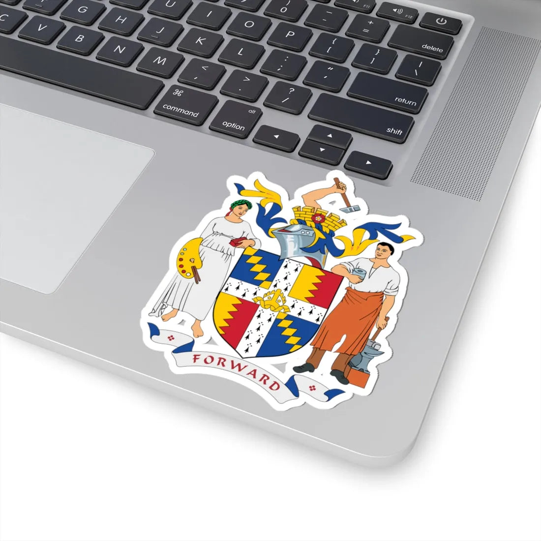 Coat of arms of Birmingham (England) (Coat of Arms) STICKER Vinyl Kiss-Cut Decal - The Sticker Space