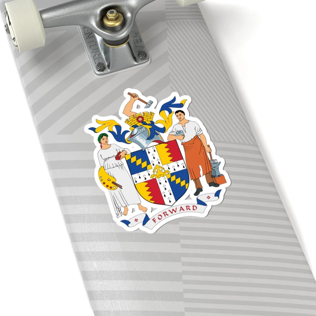 Coat of arms of Birmingham (England) (Coat of Arms) STICKER Vinyl Kiss-Cut Decal - The Sticker Space