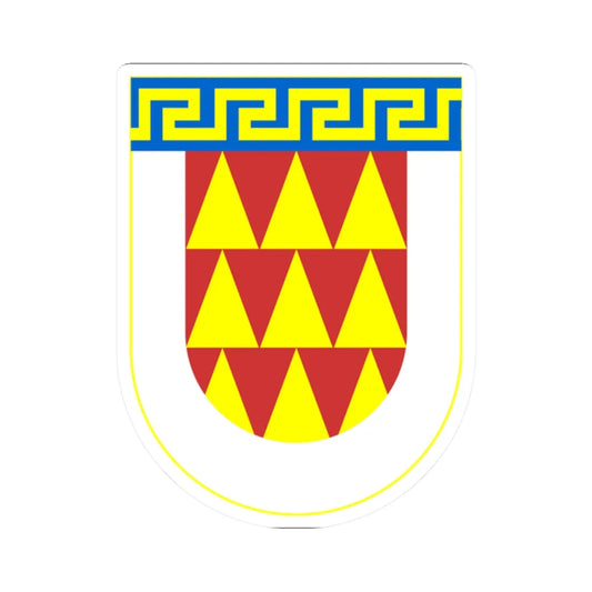 Coat of arms of Bitola Municipality (North Macedonia) (Coat of Arms) STICKER Vinyl Kiss-Cut Decal 2 Inch White - The Sticker Space