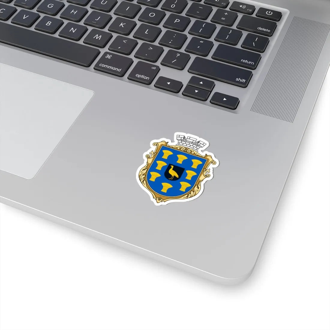 Coat of Arms of Bobrynets (Ukraine) (Coat of Arms) STICKER Vinyl Kiss-Cut Decal - The Sticker Space