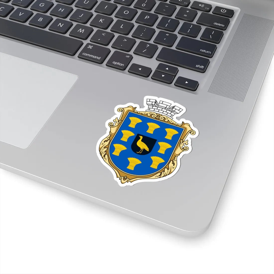 Coat of Arms of Bobrynets (Ukraine) (Coat of Arms) STICKER Vinyl Kiss-Cut Decal - The Sticker Space