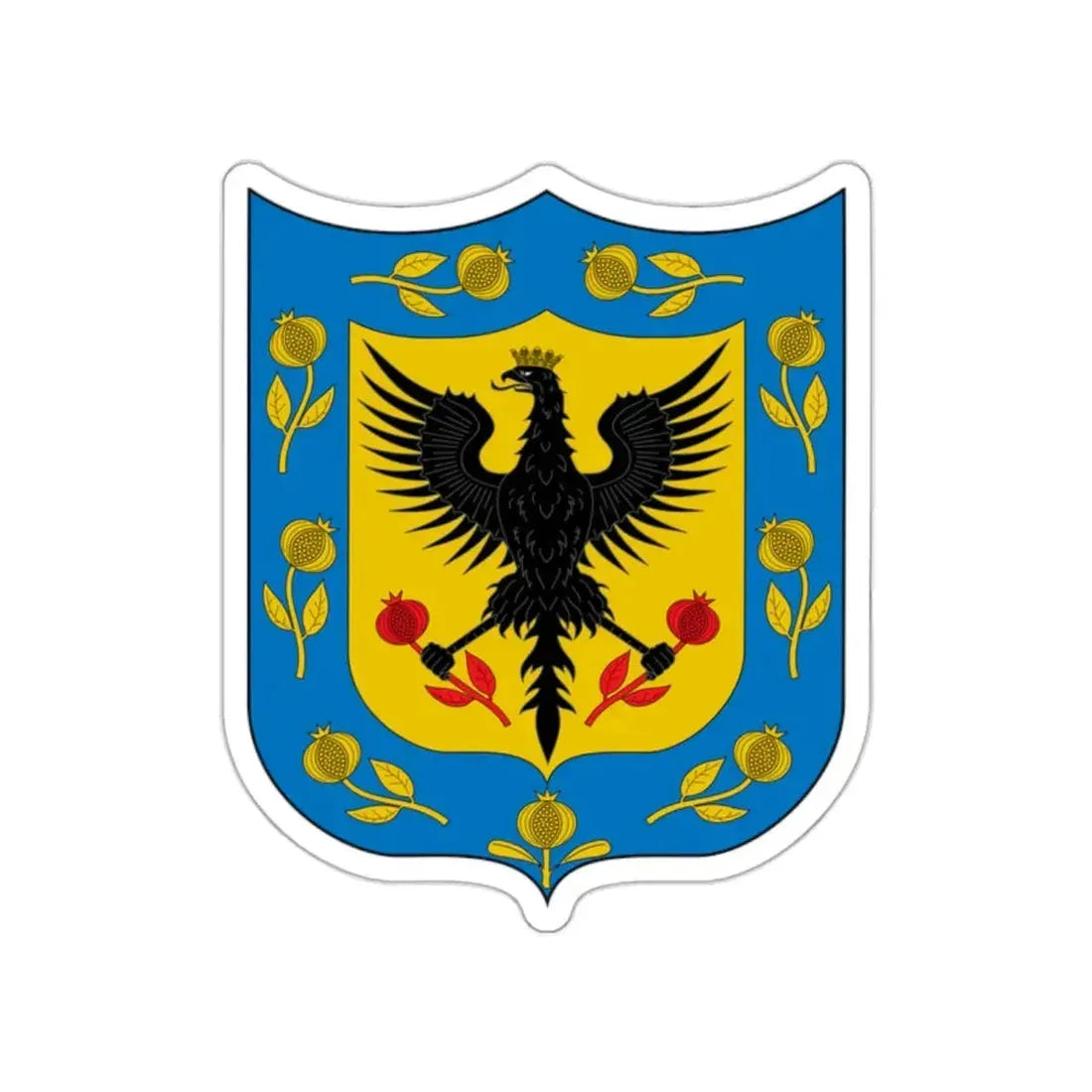 Coat of Arms of Bogotá STICKER Vinyl Die-Cut Decal 2 Inch - The Sticker Space