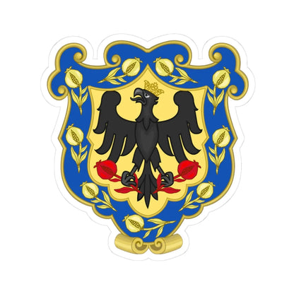 Coat of Arms of Bogota Colonial (Colombia) (Coat of Arms) STICKER Vinyl Kiss-Cut Decal 3 Inch White - The Sticker Space