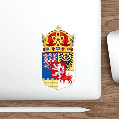 Coat of arms of Bohemian Crown STICKER Vinyl Die-Cut Decal-The Sticker Space