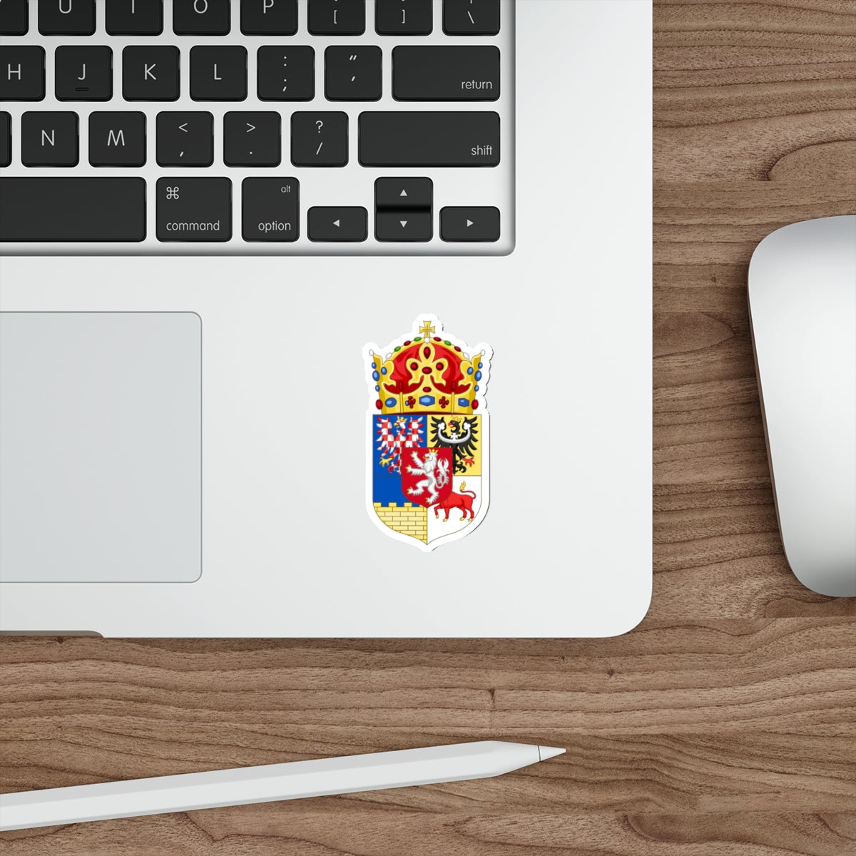 Coat of arms of Bohemian Crown STICKER Vinyl Die-Cut Decal-The Sticker Space