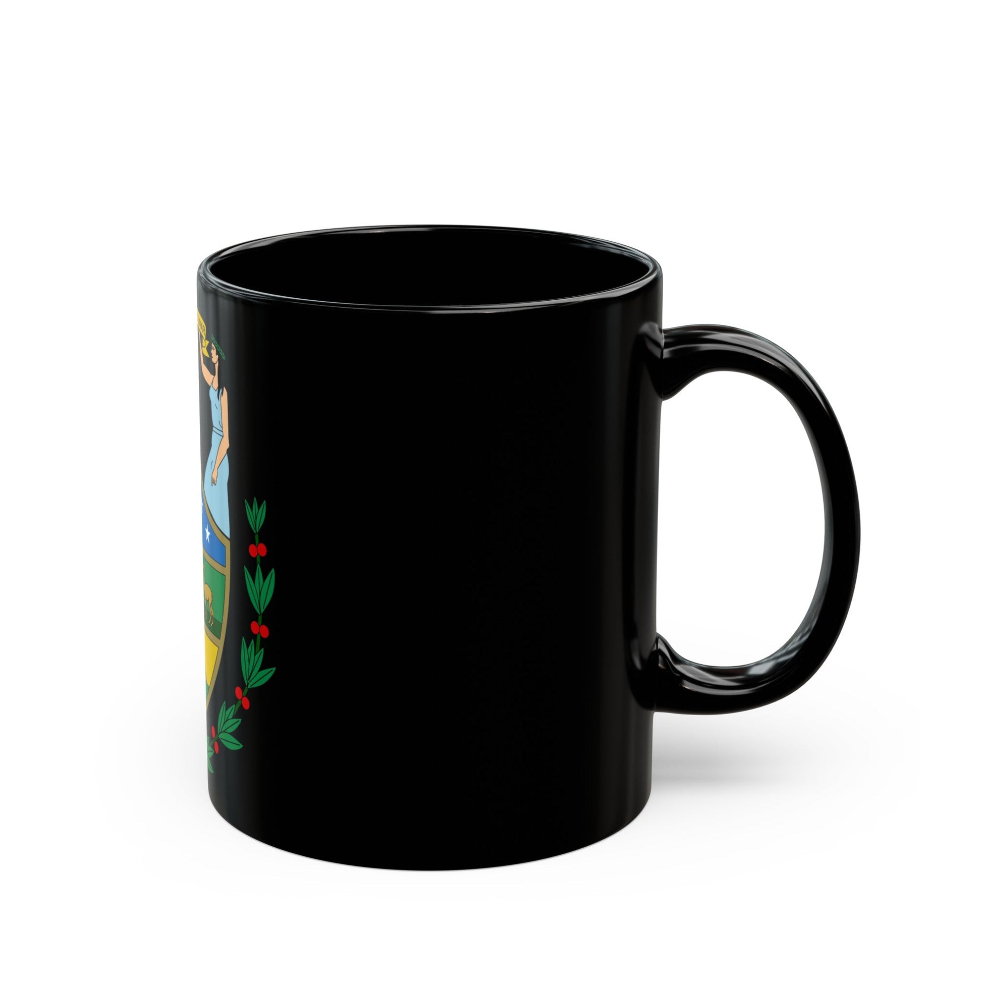 Coat of arms of Bolivia (1825) - Black Coffee Mug-The Sticker Space