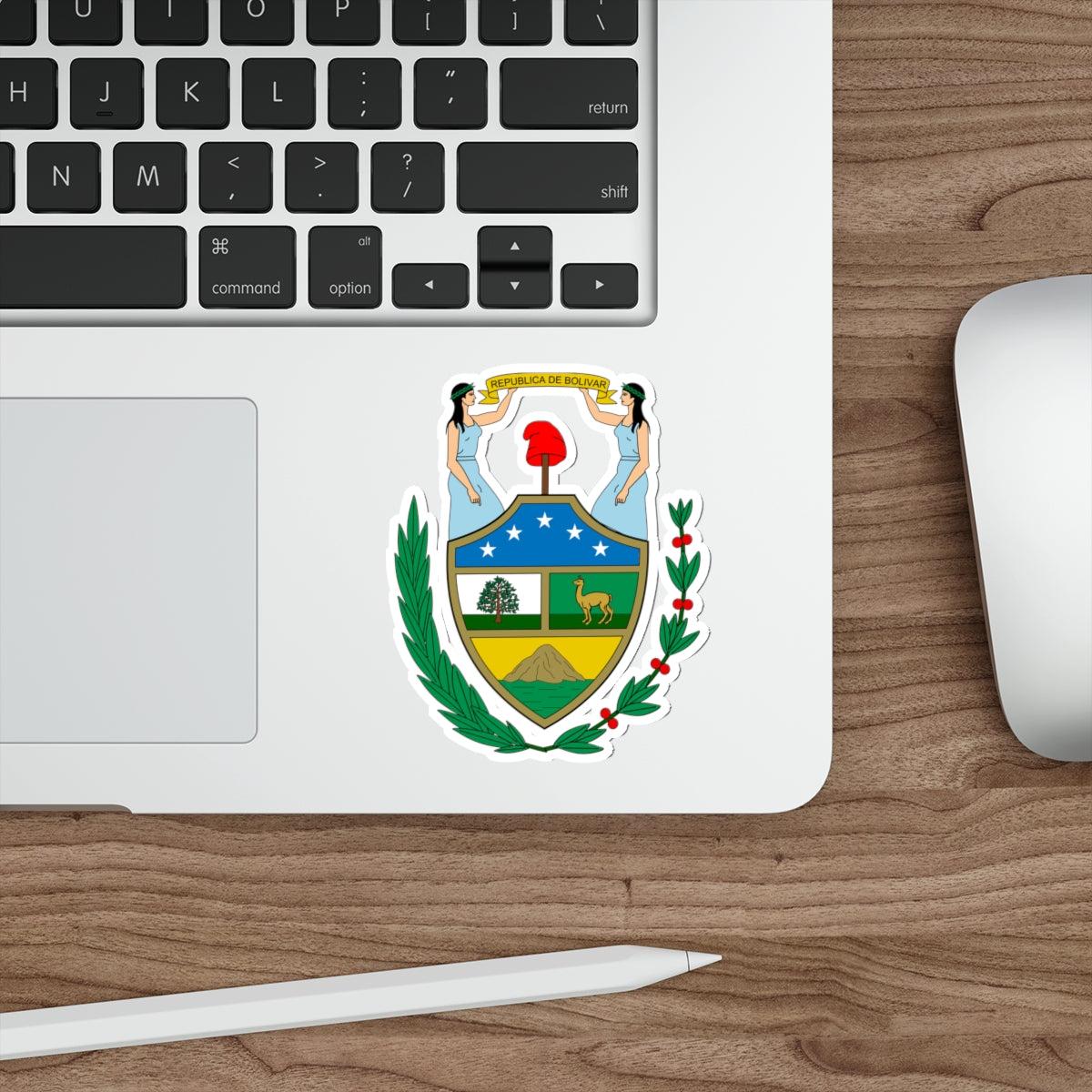 Coat of arms of Bolivia (1825) STICKER Vinyl Die-Cut Decal-The Sticker Space