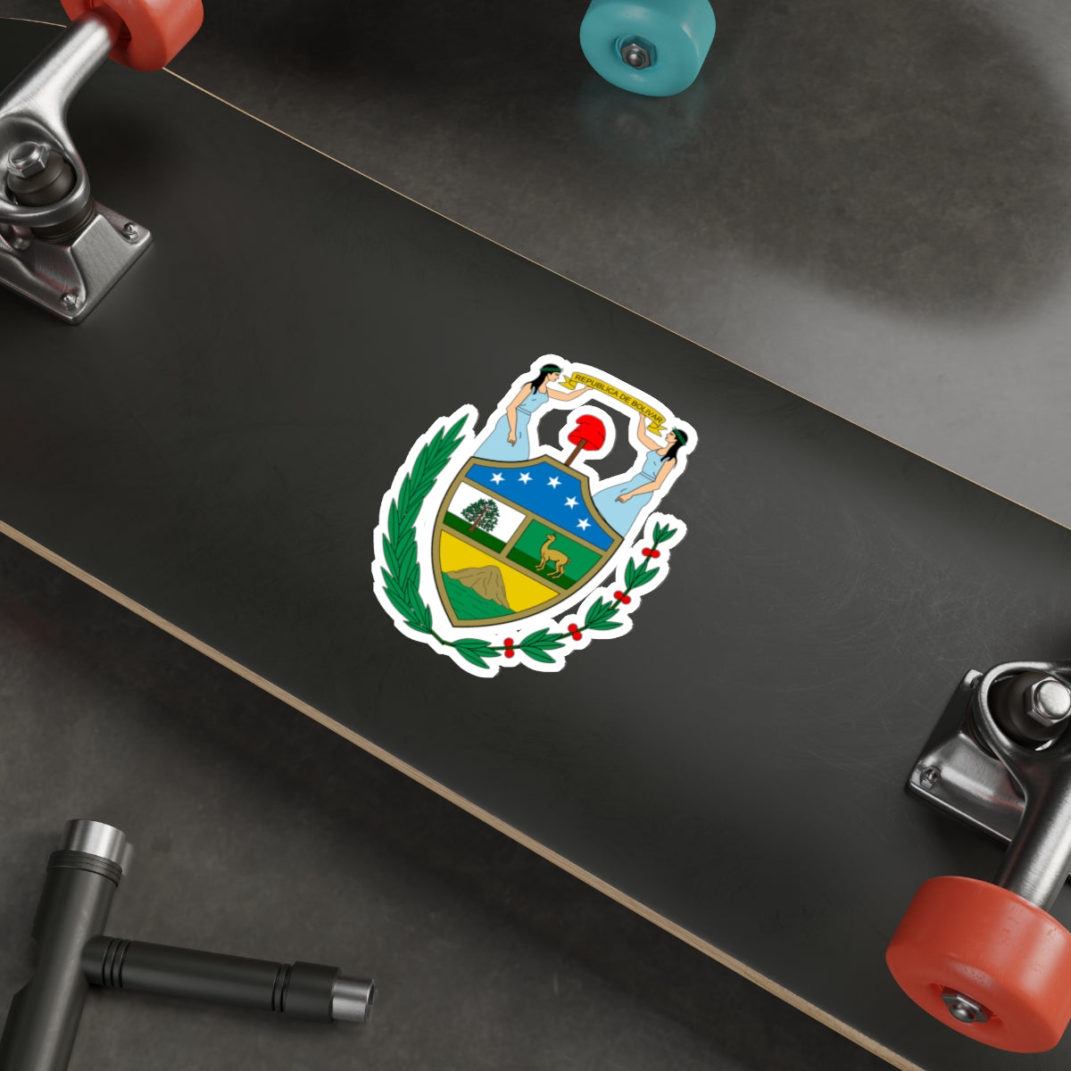 Coat of arms of Bolivia (1825) STICKER Vinyl Die-Cut Decal-The Sticker Space