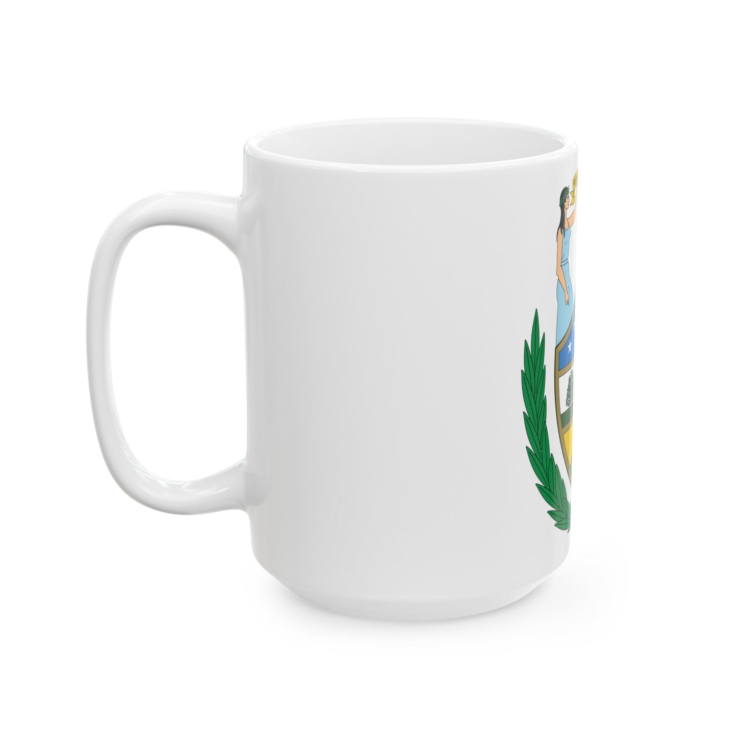 Coat of arms of Bolivia (1825) - White Coffee Mug-The Sticker Space