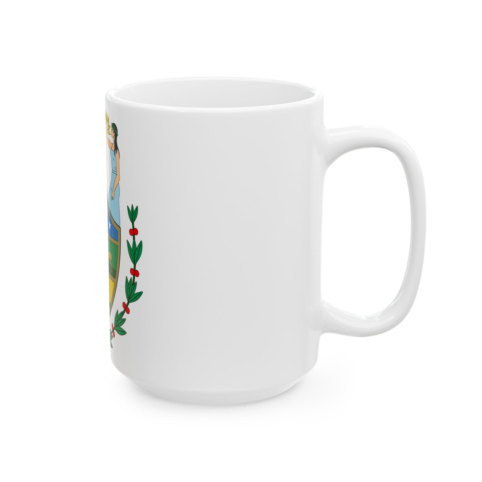 Coat of arms of Bolivia (1825) - White Coffee Mug-The Sticker Space