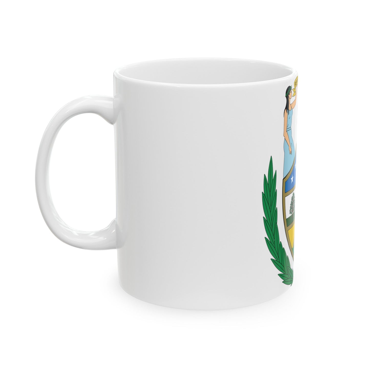 Coat of arms of Bolivia (1825) - White Coffee Mug-The Sticker Space