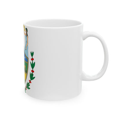 Coat of arms of Bolivia (1825) - White Coffee Mug-The Sticker Space