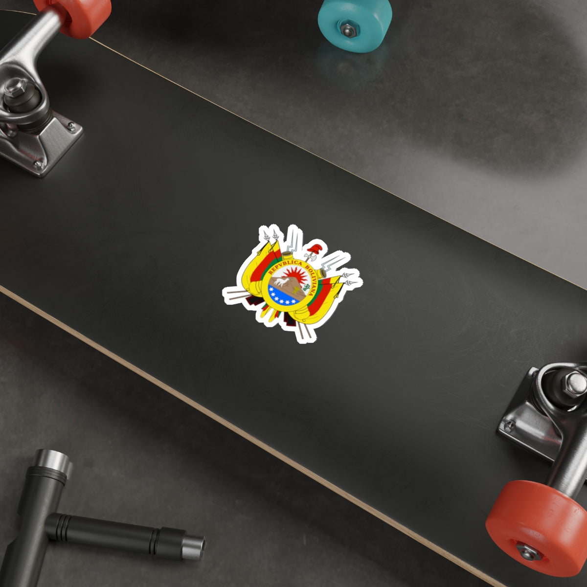 Coat of arms of Bolivia (1826) STICKER Vinyl Die-Cut Decal-The Sticker Space