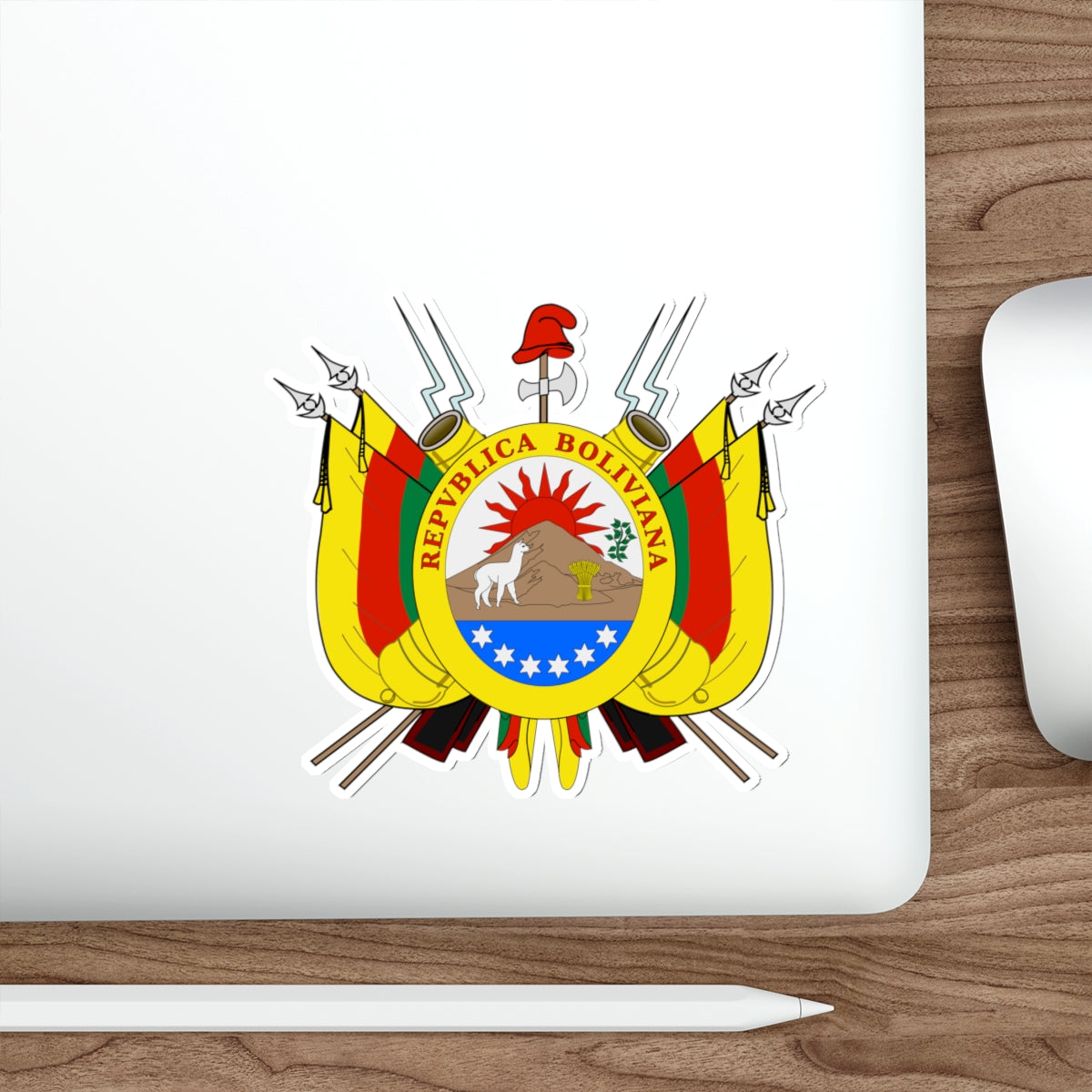 Coat of arms of Bolivia (1826) STICKER Vinyl Die-Cut Decal-The Sticker Space