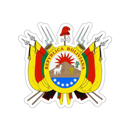 Coat of arms of Bolivia (1826) STICKER Vinyl Die-Cut Decal - The Sticker Space