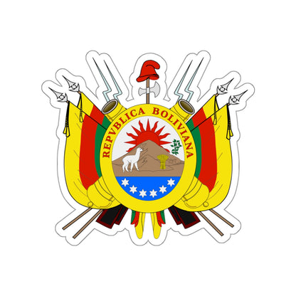 Coat of arms of Bolivia (1826) STICKER Vinyl Die-Cut Decal-White-The Sticker Space