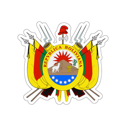 Coat of arms of Bolivia (1826) STICKER Vinyl Die-Cut Decal-White-The Sticker Space