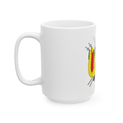 Coat of arms of Bolivia (1826) - White Coffee Mug-The Sticker Space