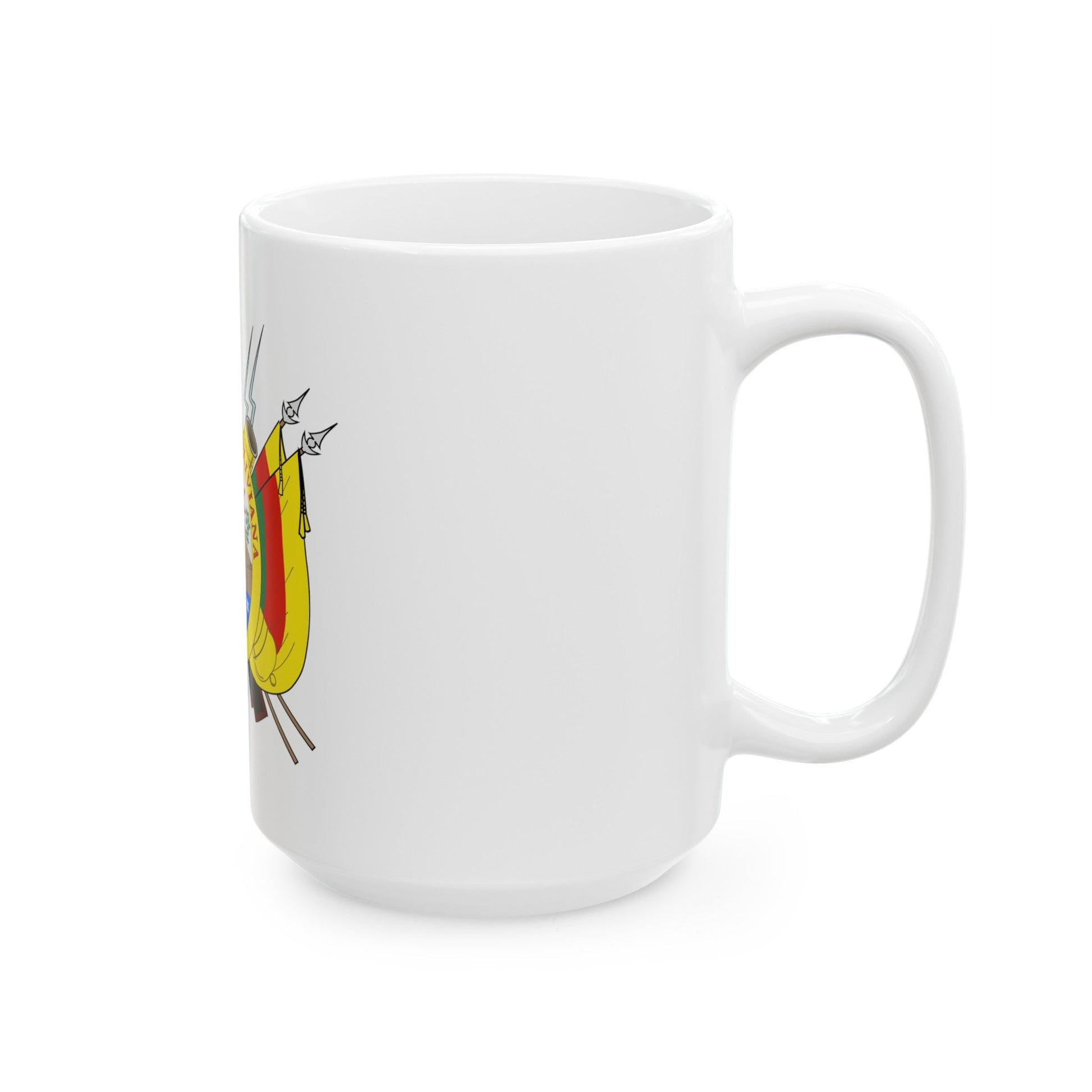 Coat of arms of Bolivia (1826) - White Coffee Mug-The Sticker Space