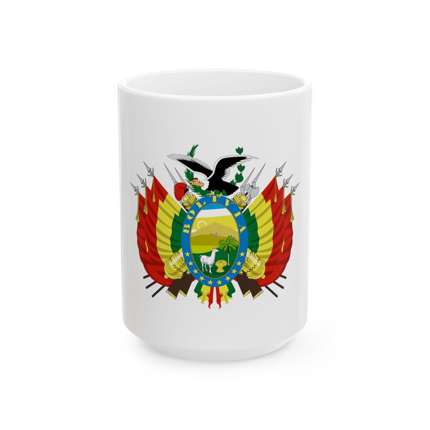 Coat of arms of Bolivia - White Coffee Mug