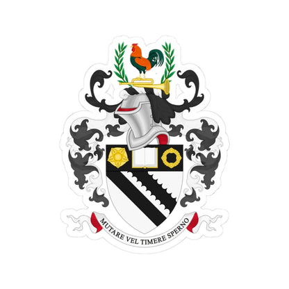 Coat of Arms of Bolton School (England) (Coat of Arms) STICKER Vinyl Kiss-Cut Decal 3 Inch White - The Sticker Space