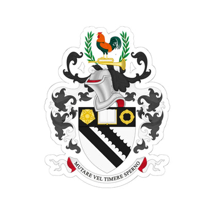 Coat of Arms of Bolton School (England) (Coat of Arms) STICKER Vinyl Kiss-Cut Decal 6 Inch White - The Sticker Space