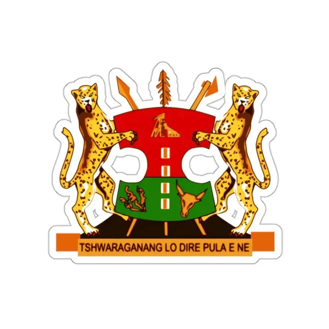Coat of arms of Bophuthatswana STICKER Vinyl Die-Cut Decal - The Sticker Space