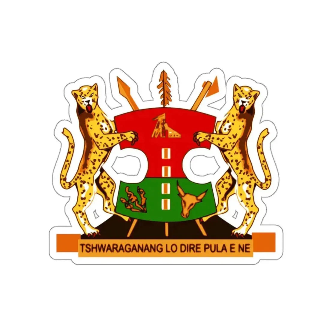 Coat of arms of Bophuthatswana STICKER Vinyl Die-Cut Decal - The Sticker Space