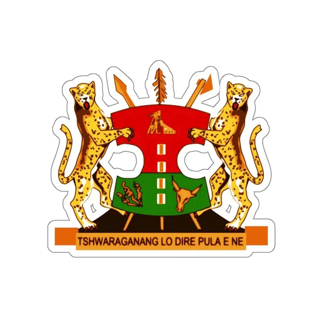 Coat of arms of Bophuthatswana STICKER Vinyl Die-Cut Decal - The Sticker Space