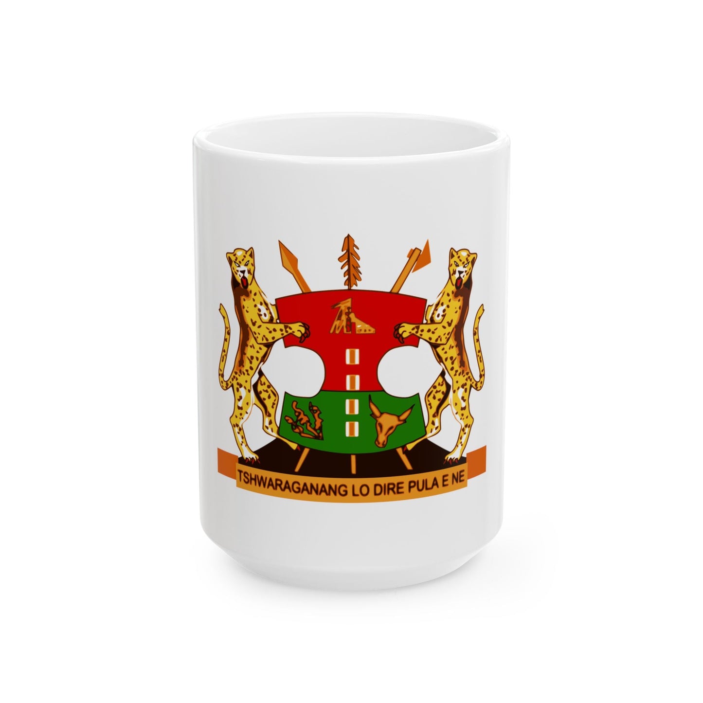 Coat of arms of Bophuthatswana - White Coffee Mug