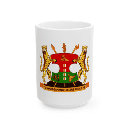 Coat of arms of Bophuthatswana - White Coffee Mug