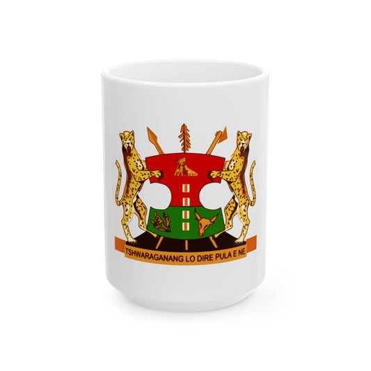 Coat of arms of Bophuthatswana - White Coffee Mug