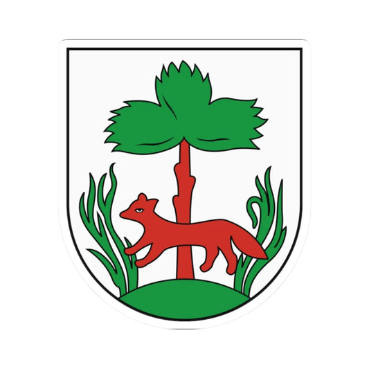 Coat of Arms of Borský Mikuláš (Slovakia) (Coat of Arms) STICKER Vinyl Kiss-Cut Decal 2 Inch White - The Sticker Space