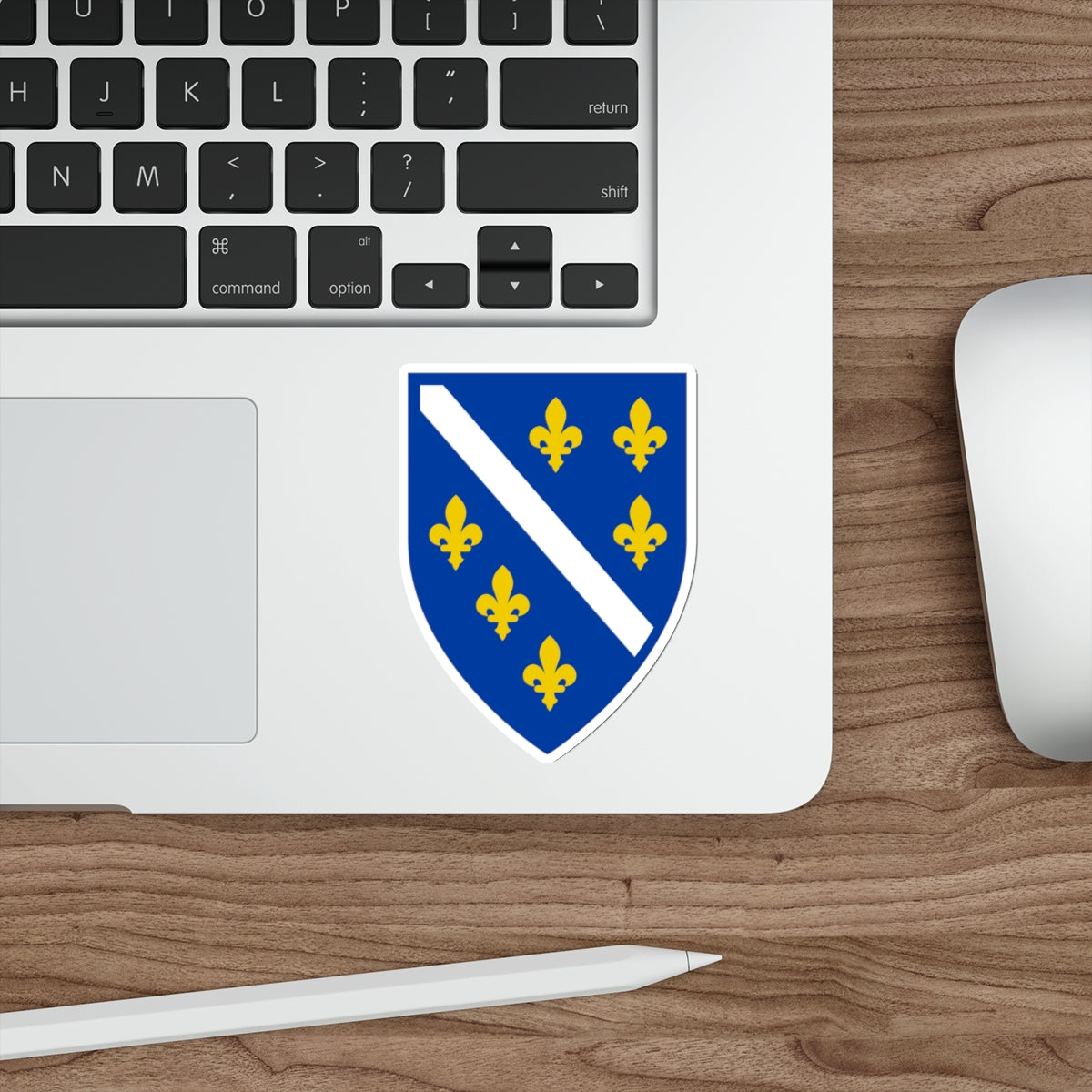 Coat of arms of Bosnia and Herzegovina (1992–1998) STICKER Vinyl Die-Cut Decal-The Sticker Space