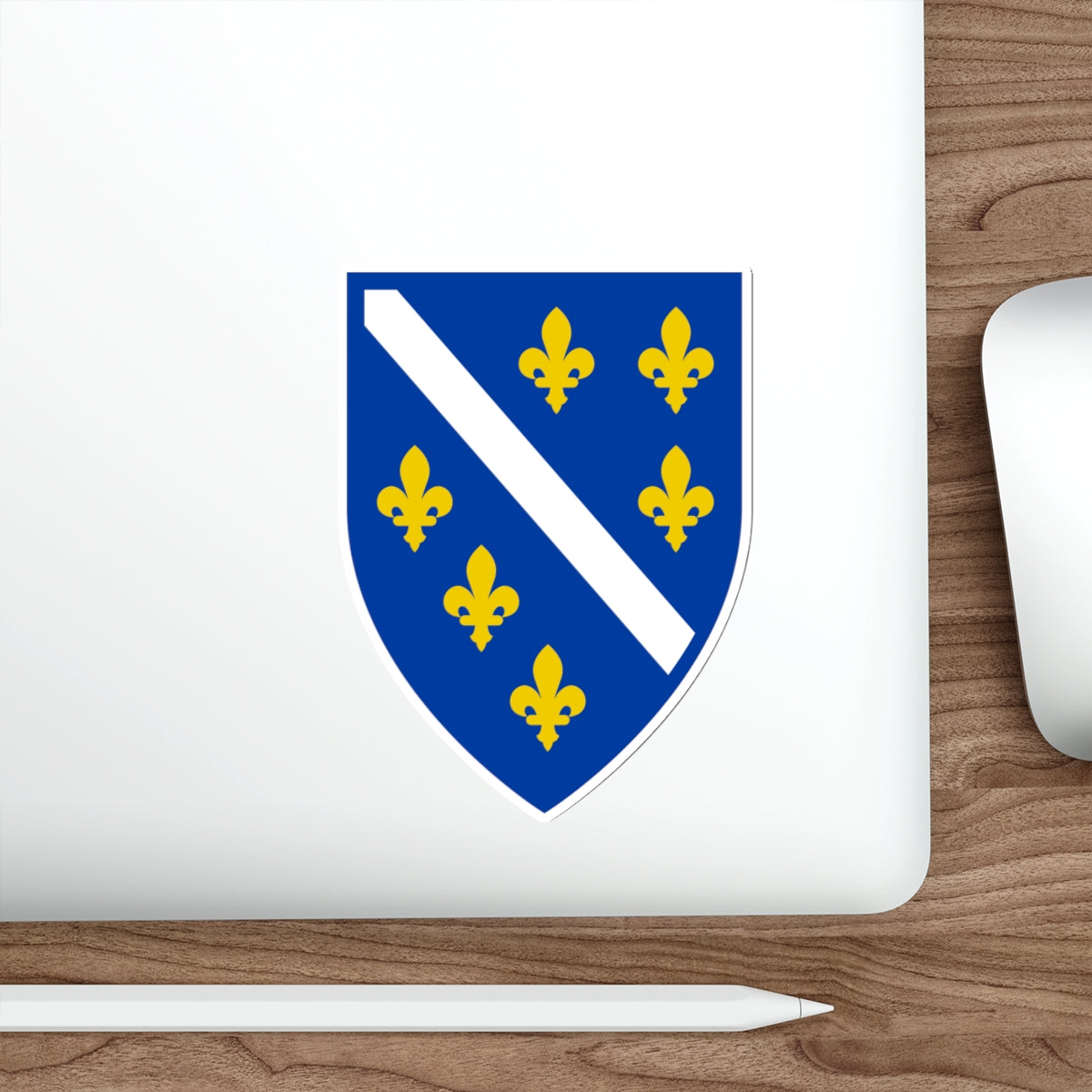 Coat of arms of Bosnia and Herzegovina (1992–1998) STICKER Vinyl Die-Cut Decal-The Sticker Space