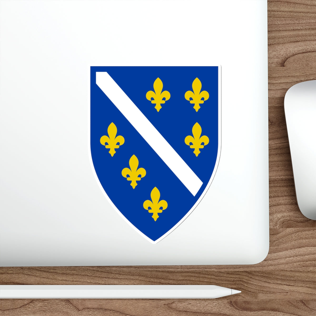 Coat of arms of Bosnia and Herzegovina (1992–1998) STICKER Vinyl Die-Cut Decal-The Sticker Space