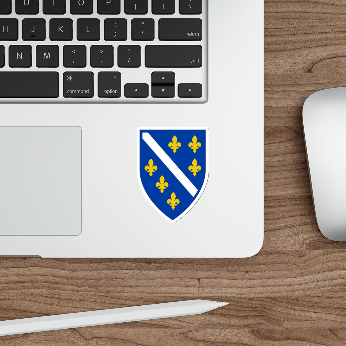 Coat of arms of Bosnia and Herzegovina (1992–1998) STICKER Vinyl Die-Cut Decal-The Sticker Space