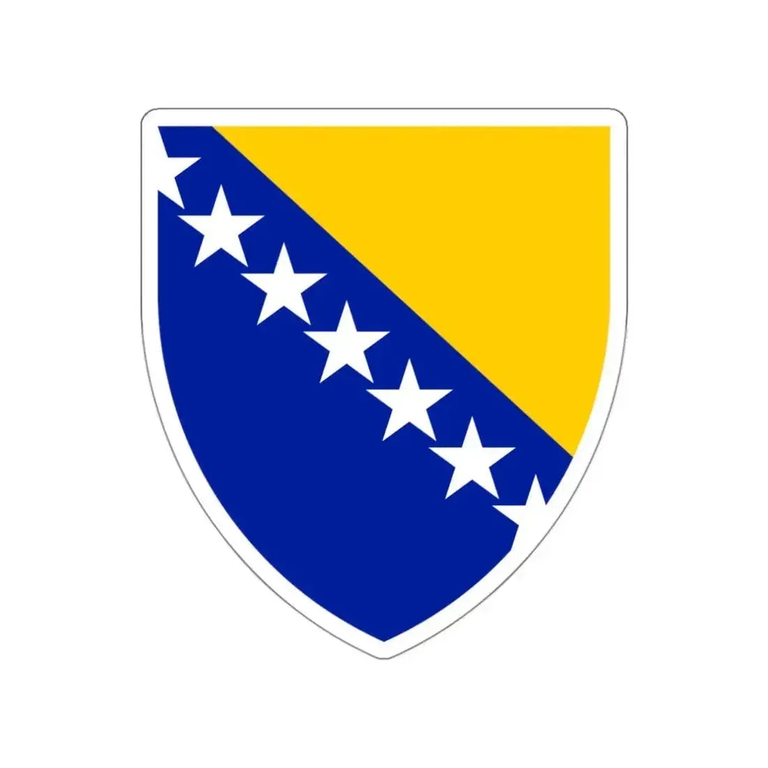 Coat of arms of Bosnia and Herzegovina STICKER Vinyl Die-Cut Decal - The Sticker Space